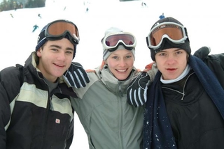 Snowboarďáci