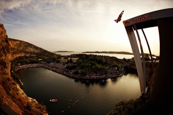 Divers test their mental strength at Athens