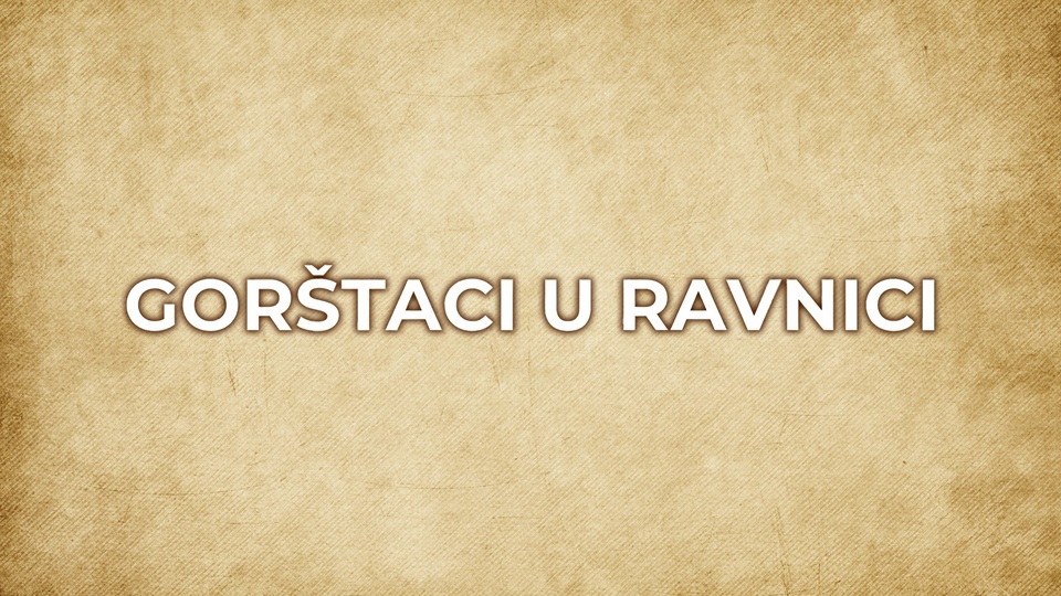Dokumentarci Gorštaci u ravnici