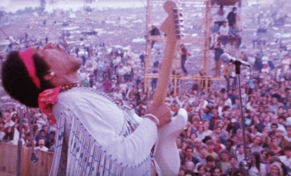 Jimi Hendrix na festivalu Woodstock