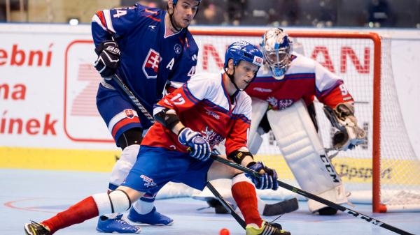 Hokejbal: Česko - Finsko