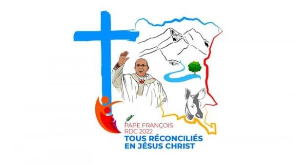 Oficiální přivítání na mezinárodním letišti Ndjili, Kinshasa