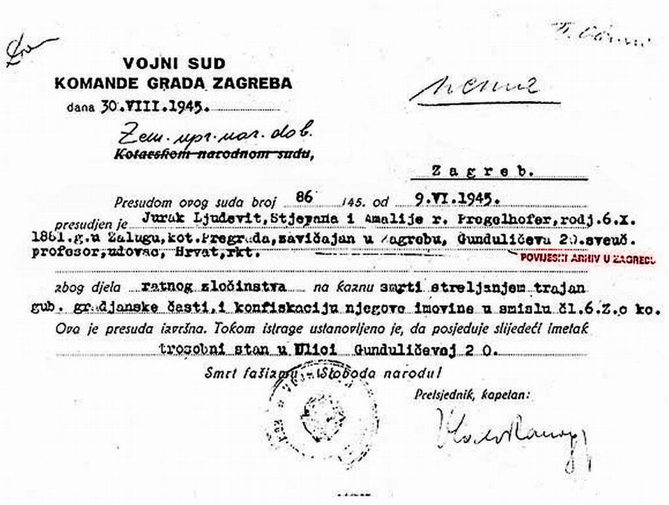 Dokumentarci Cijena istine - priča o Ljudevitu Juraku