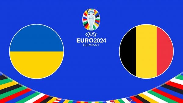Nogomet, UEFA EURO 2024: Ukrajina - Belgija, 1. pol.