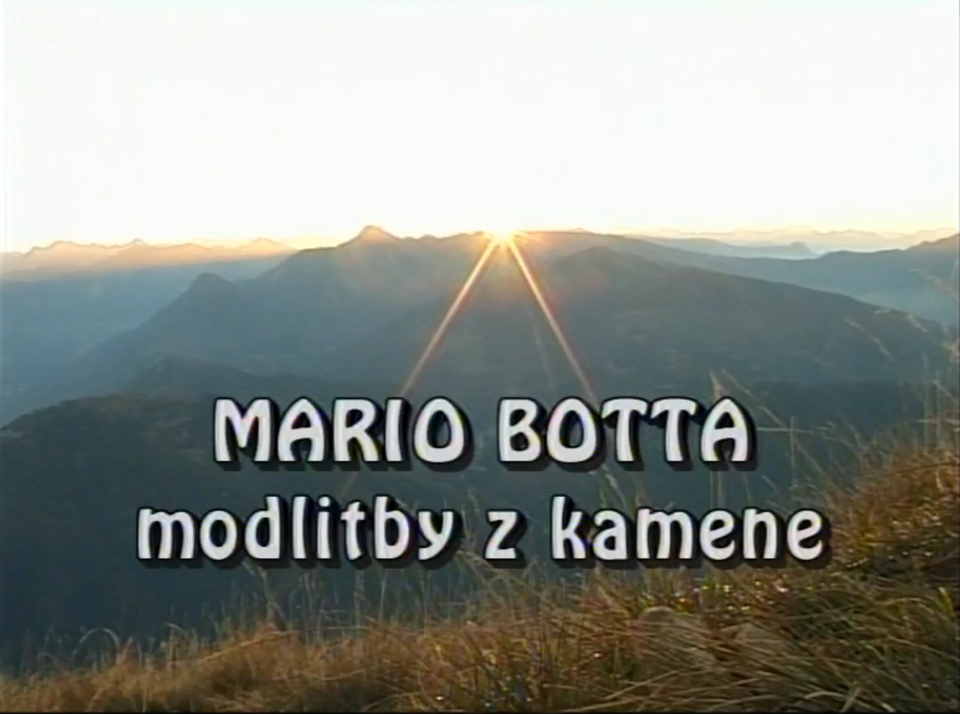 Documentary Mario Botta - Modlitby z kamene