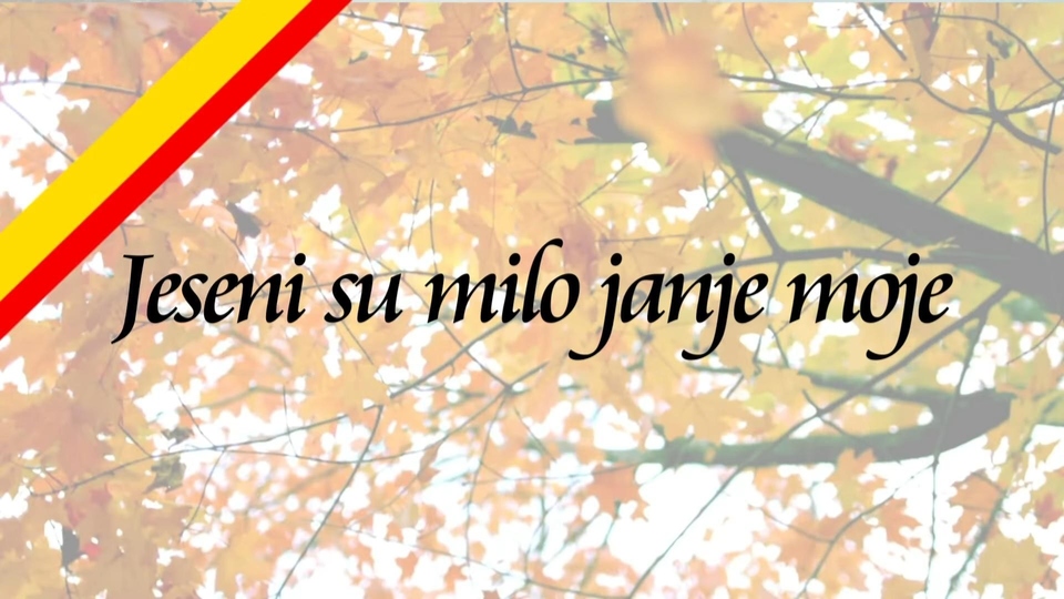 Jeseni su milo janje moje