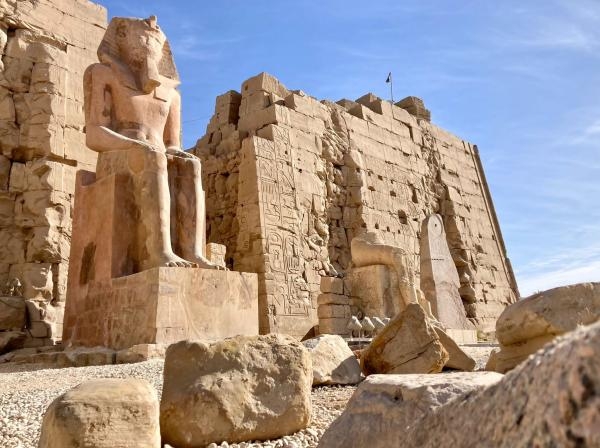 Velkolepý chrámový komplex v Karnaku