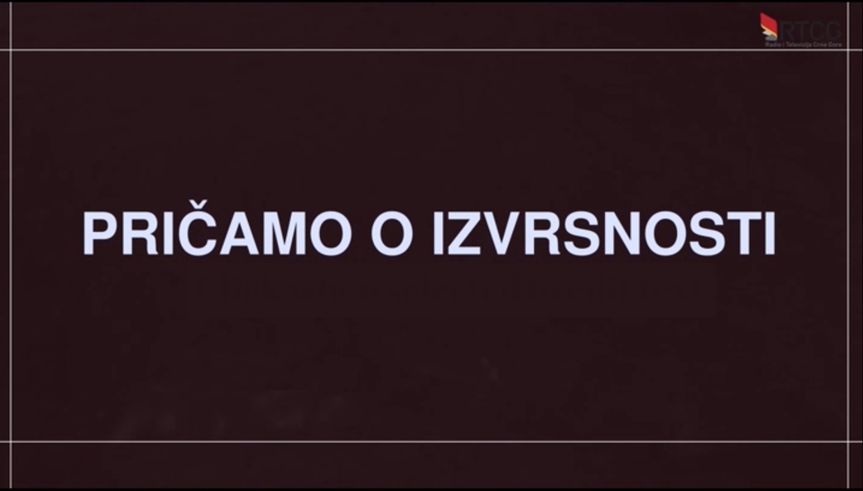 Dokumentarci Obrazovni program: PRIČAMO O IZVRSNOSTI 27 EM. NAŠE NASLEDJE DOMICIJAN