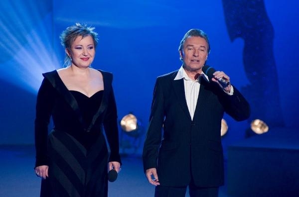 Karel Gott a Eva Urbanová v Lucerně
