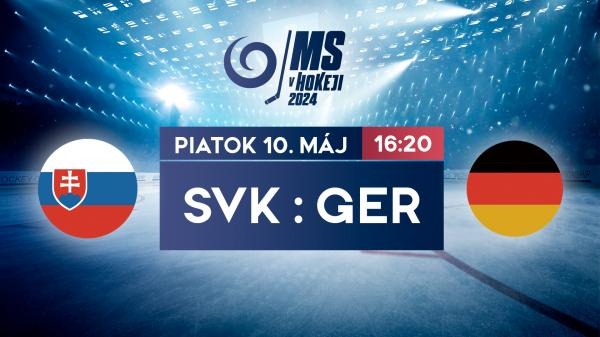 MS v hokeji 2024: Slovensko - Nemecko
