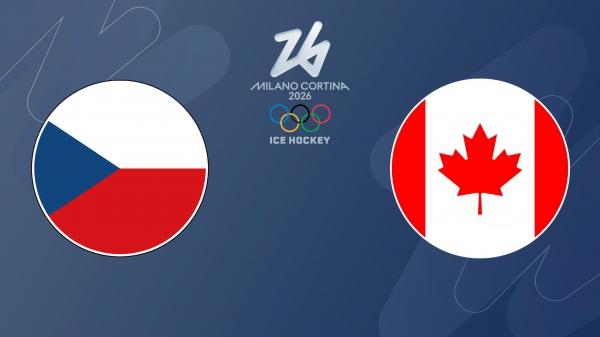 ZOI Milano Cortina 2026: Hokej, Češka - Kanada