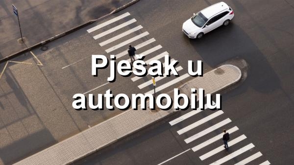 Pješak u automobilu