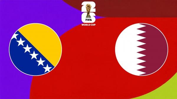 Nogomet, SP 2026.: Bosna i Hercegovina - Katar
