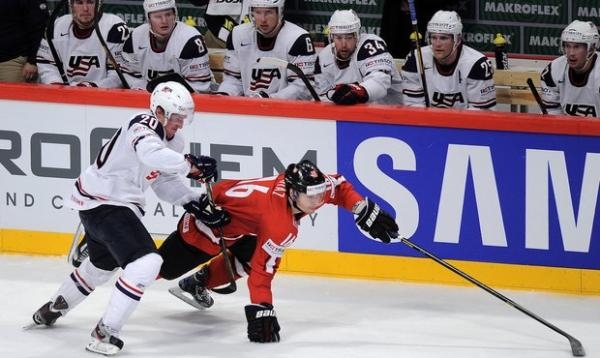 Hokej: USA - Švýcarsko