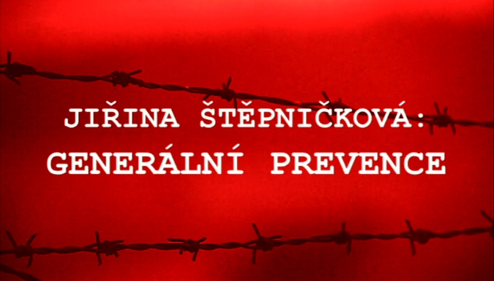 Dokument Jiřina Štěpničková: Generální prevence