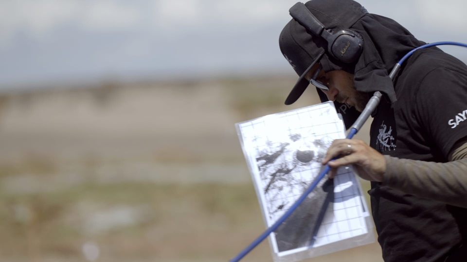 Saype, artiste grandeur nature