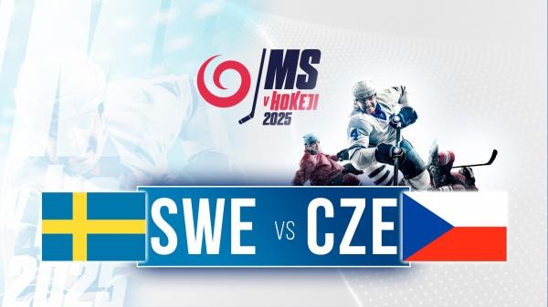 MS v hokeji 2025: Švédsko - Česko