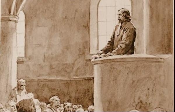 Václav Brožík - Mistr Jan Hus před koncilem Kostnickým