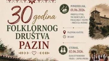 30. godina Folklorno drušvo Pazin
