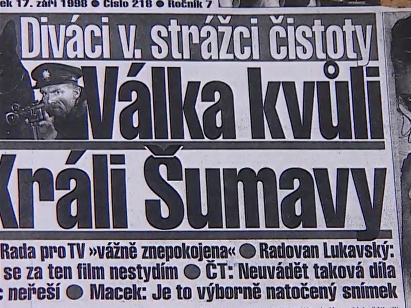 Dokumentarci Zpráva o Králi Šumavy