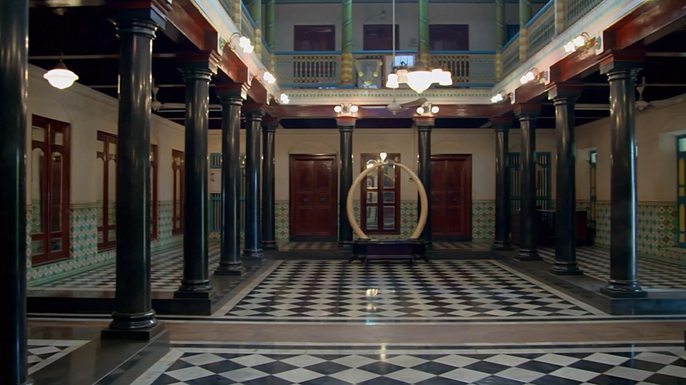Dokument Chettinadské paláce - kulturní dědictví Indie