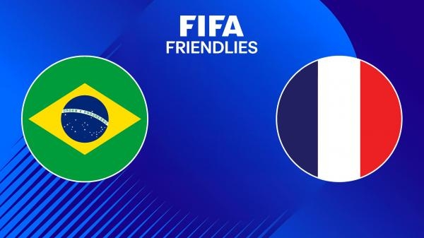 Nogomet, prijateljska utakmica: Brazil - Francuska, 1.pol
