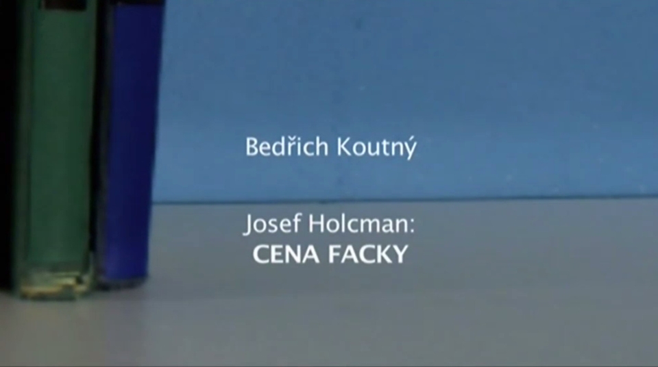 Dokument Čtenářský deník... Josef Holcman: Cena facky