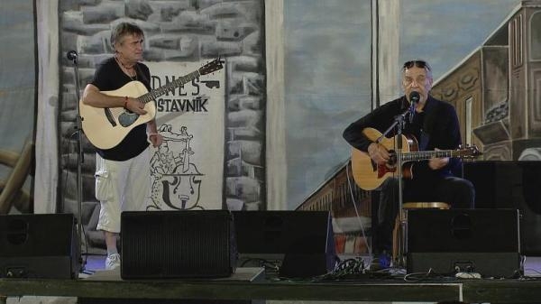 Wabi Daněk a Miloš Dvořáček na Mohelnickém dostavníku