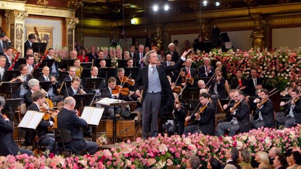 Novogodišnji koncert Bečke filharmonije - Zlatna dvorana bečkog Musikvereina, 01.01.2023., snimka
