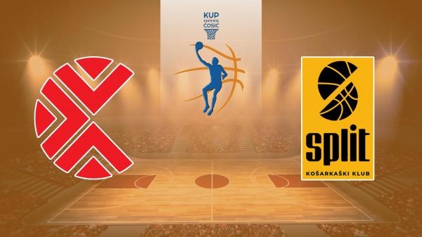 Košarka, Kup Krešimira Ćosića, 1/8 finala: Cibona - Split