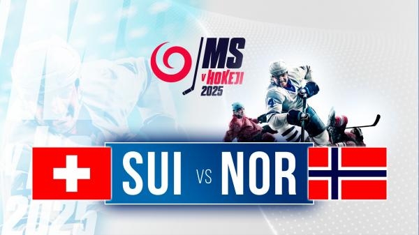 MS v hokeji 2025: Švajčiarsko - Nórsko