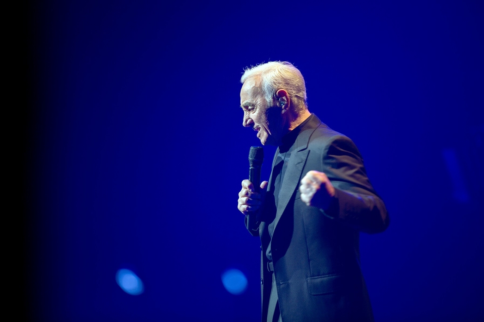 Charles Aznavour v&nbsp;Paříži