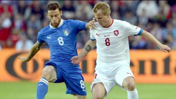 Fotbal: Česko - Itálie