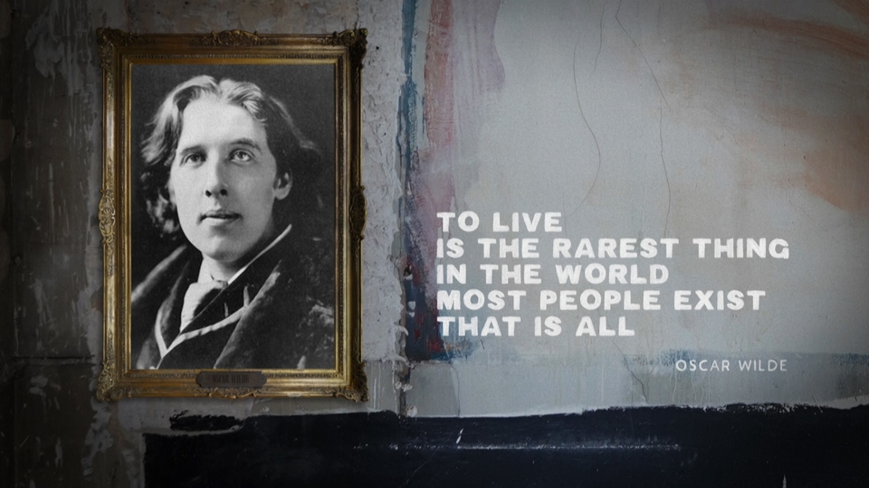 Dokument Dorian Gray, portrét Oskara Wildea