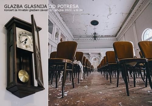 Glazba glasnija od potresa, HNK u Zagrebu, predvoje, 22.03.2023., snimka koncerta