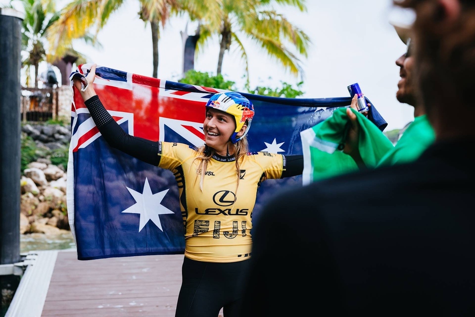 WSL Finals Fiji wrap show