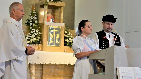 Mše svatá z Terchové za nositele lidových tradic