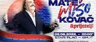 Mate Mišo Kovač i prijatelji, 5. lipnja 2022., Stari plac, Split, snimka koncerta