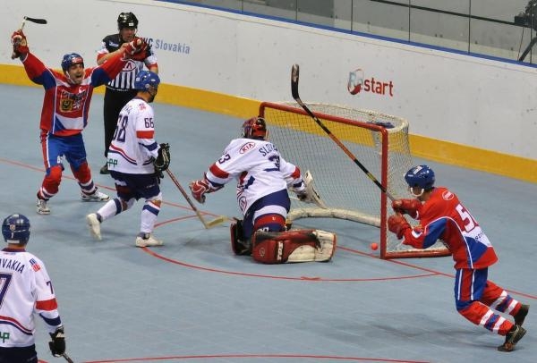 Hokejbal: Česko - Slovensko