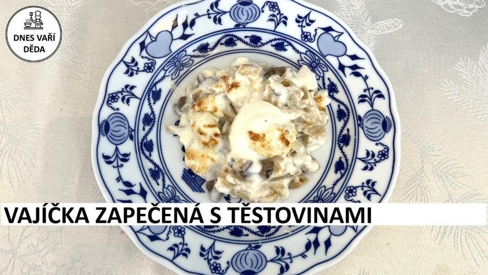 Vajíčka zapečená s&nbsp;těstovinami