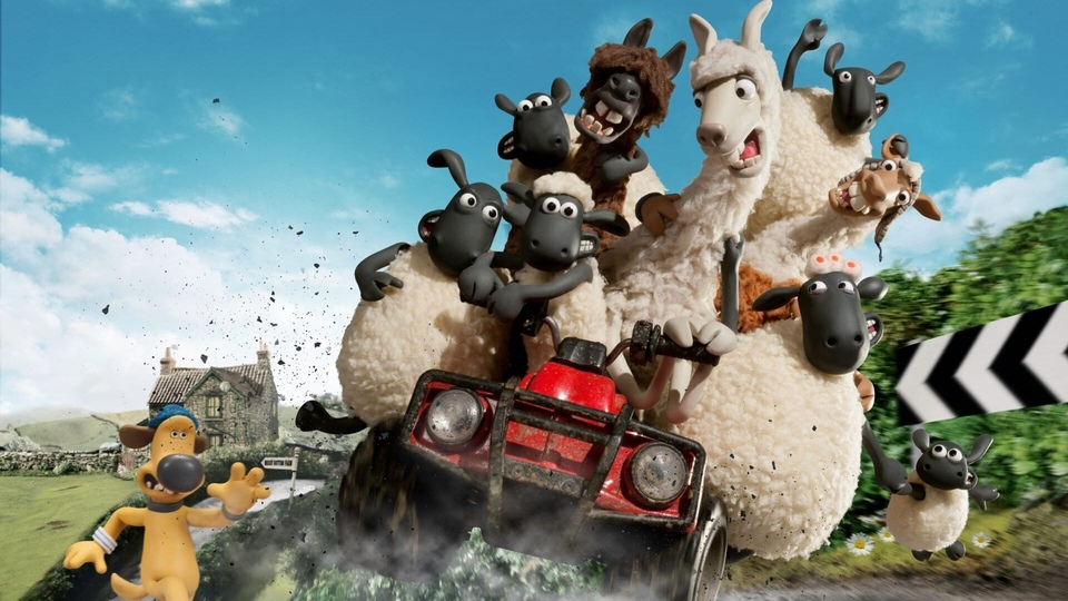 Shaun le mouton: les lamas du fermier